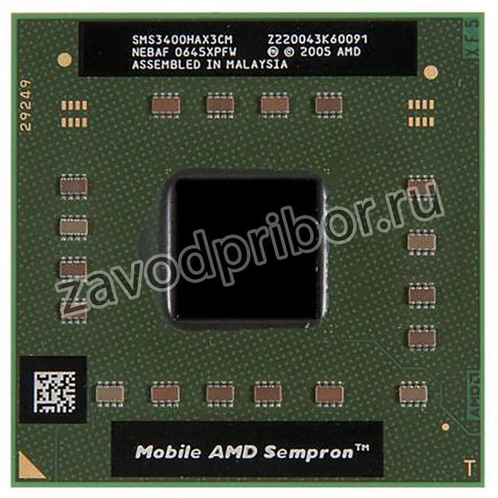 (SMS3400HAX3CM) Процессор Socket S1 AMD Mobile Sempron 3400+ 1800MHz (Keene, 256Kb L2 Cache, SMS3400HAX3CM) RB