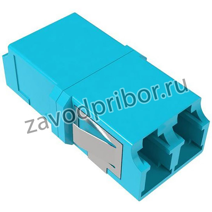 Адаптер LC/UPC-Duplex TOP Senior/Senior SC-footprint ОМ3 бирюз. DKC RNFA53DLC
