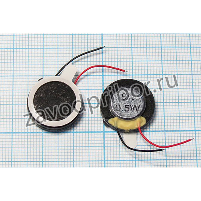 Динамик 18x 4мм, 8 Ом, 0.5Вт, пластик ; дин 18x 4\ 8\0,5\пл\2L20\ KP1838SP1\KEPO