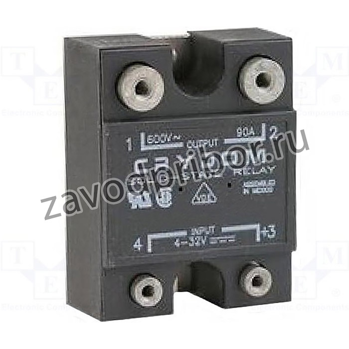 H12WD4890G, Реле: полупроводниковое, Uупр: 3-32ВDC, 90А, 48-660ВAC