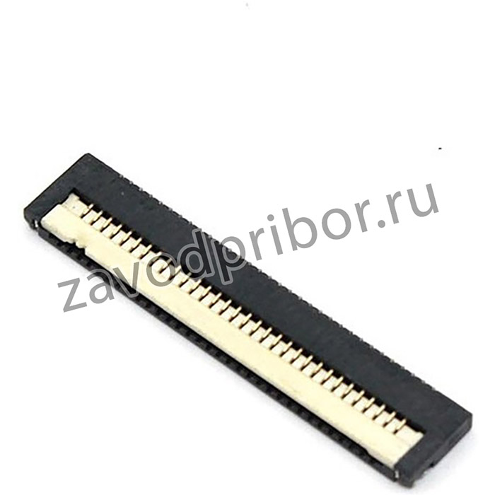 Разъем FPC Flip-Lock 0812-32 32 pin высота 1,2мм, шаг 0,8мм