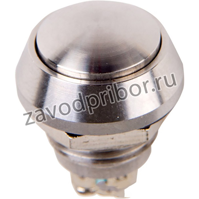 36-3150, Кнопка антивандальная _12 Б/Фикс (2с винт) OFF-(ON) сфера (A12-A3)