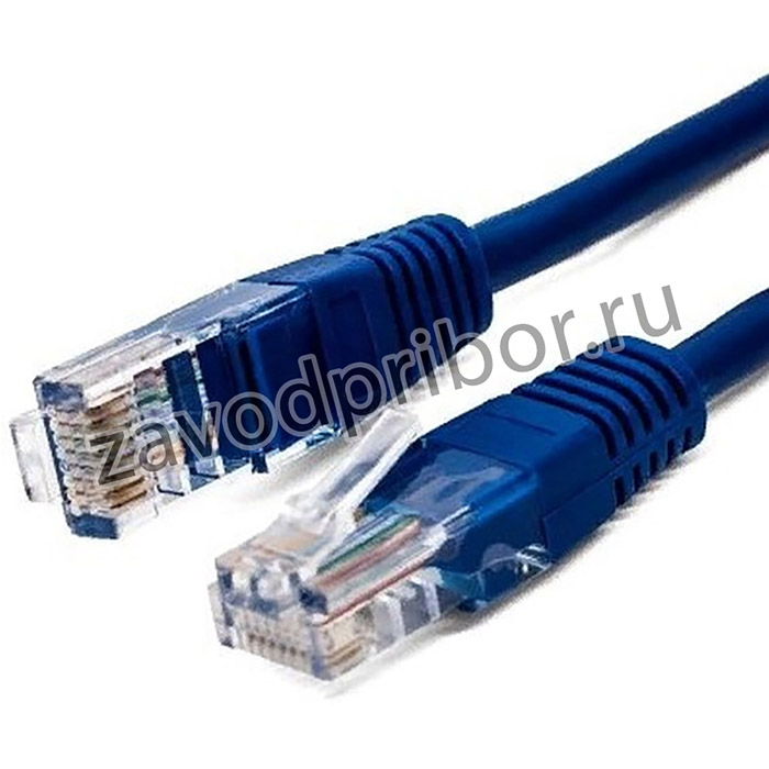 Filum FL-U5-C-0.5M-BL Кабель патч-корд, U/UTP 5e cat. 0.5м, 26AWG(7x0.16 мм), чистая медь, PVC, синий