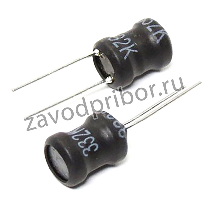 Индуктивность, 3,3млГн, 0,06 А, 6,5x10,5 мм, RLB0812-332K,± 10%