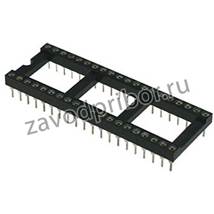 SCLM-40 TRL-40, (SCLM-40 TRL-40), DIP-панель цанговая под микросхему 40pin, шаг 2.54мм, ширина 15.24мм