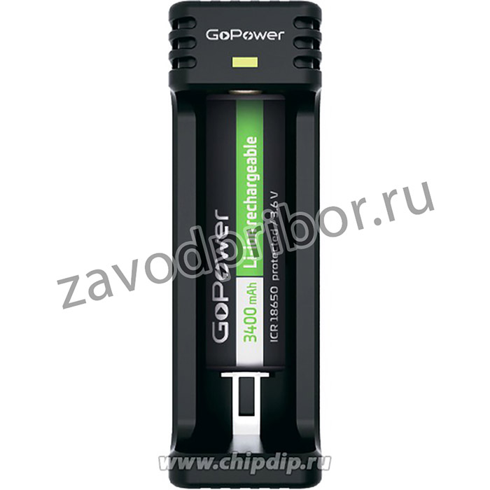 З/У для аккумуляторов GoPower LiCharger 2 Ni-MH/Ni-Cd/Li-ion/IMR 1 слот (1/100)
