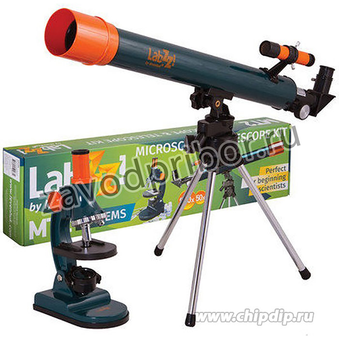 69299, Микроскоп Levenhuk LabZZ MT2 (набор микроскоп + телескоп)