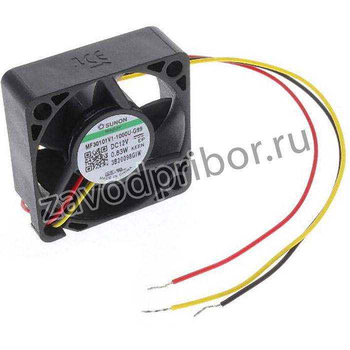 MF30101V1-1000U-G99, Вентилятор осевой, 12В DC, 30x30x10мм, подшипник Vapo, 9,3куб.м/ч, 23дБА