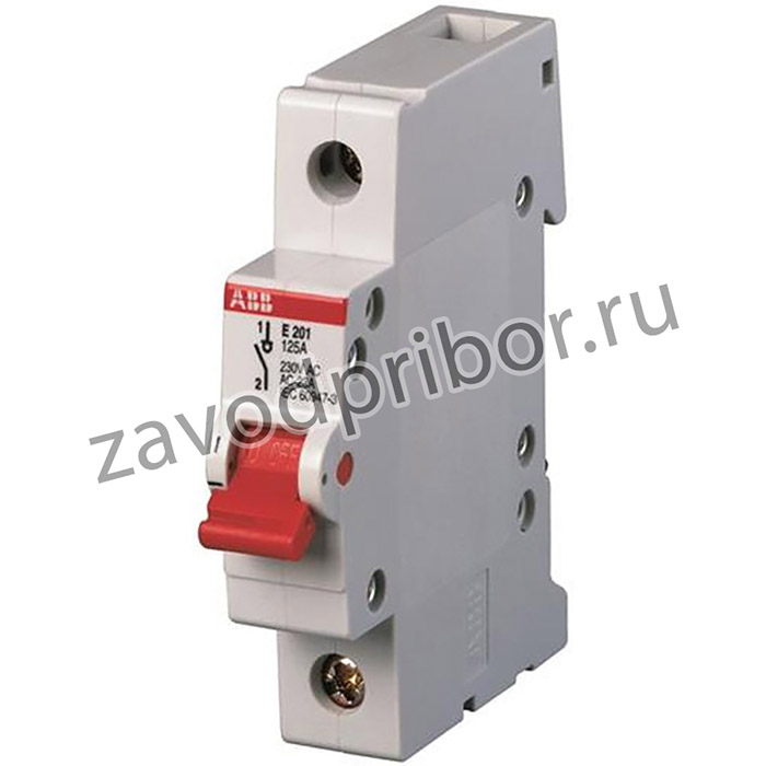 Выключатель нагрузки E201/100r, 1P, 100A, 10kA, 1M