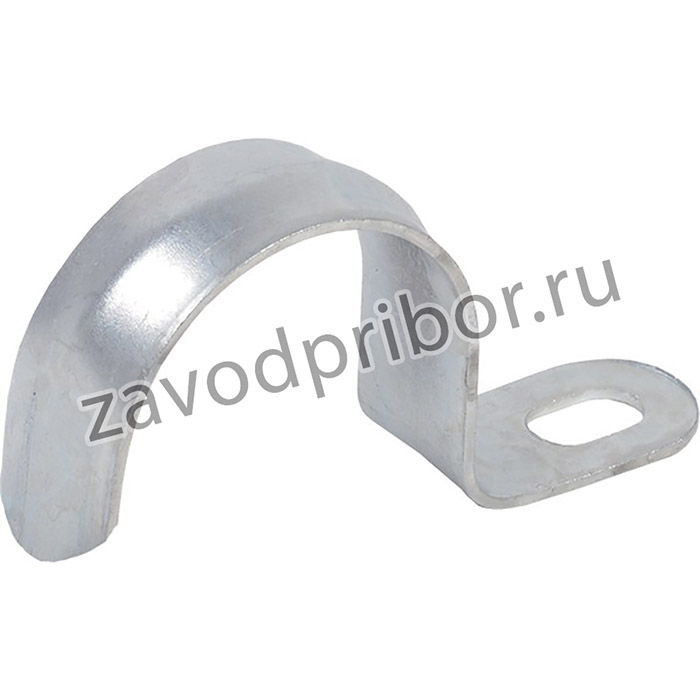 CMAT10-25-100, Скоба металлическая однолапковая d=25-26мм
