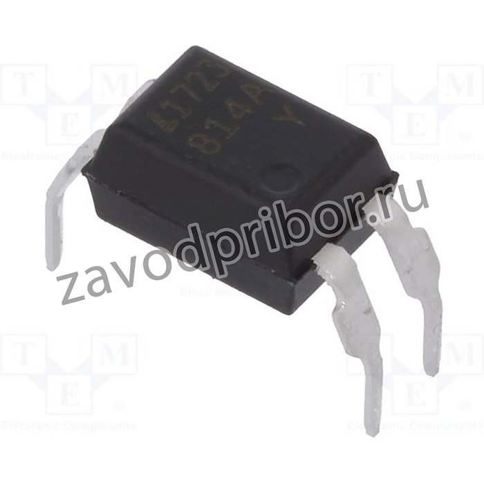 LTV-814M-A, Оптрон, THT, Каналы: 1, Вых: транзисторный, Uизол: 5кВ, Uce: 35В, DIP4