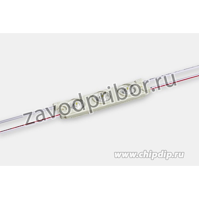 SMD-модуль 3 диода 2835 BASIC v2.0 зелёный, 1Вт
