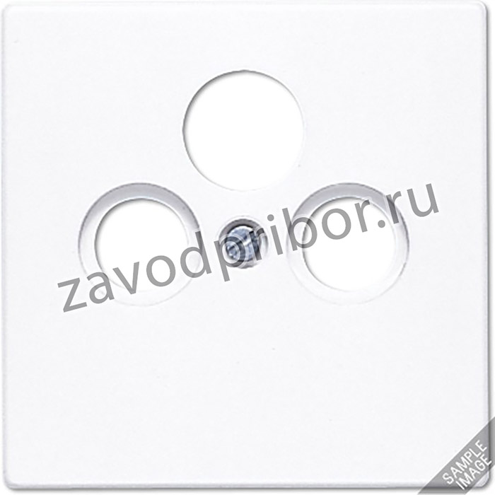 JUNG LS 990 Бежевая Накладка TV-SAT-FM розетки