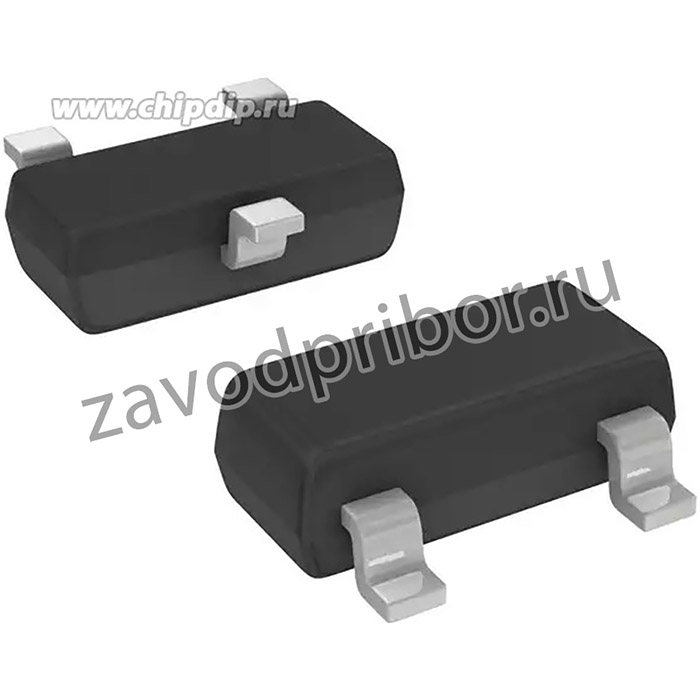 BAV23C-7-F, Диод выпрямительный сборка 200В 400мА