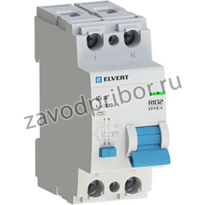 Elvert Устройство защитного отключения R10 2P 80А 300мА AC электрон. ELVERT R10230AC-80e