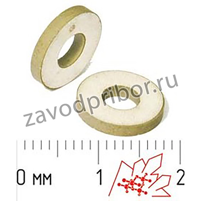 Пьезоэлемент ультразвуковой, размер 11 xd4.5x1.8, форма кольцо, марка материала ЦТС-19