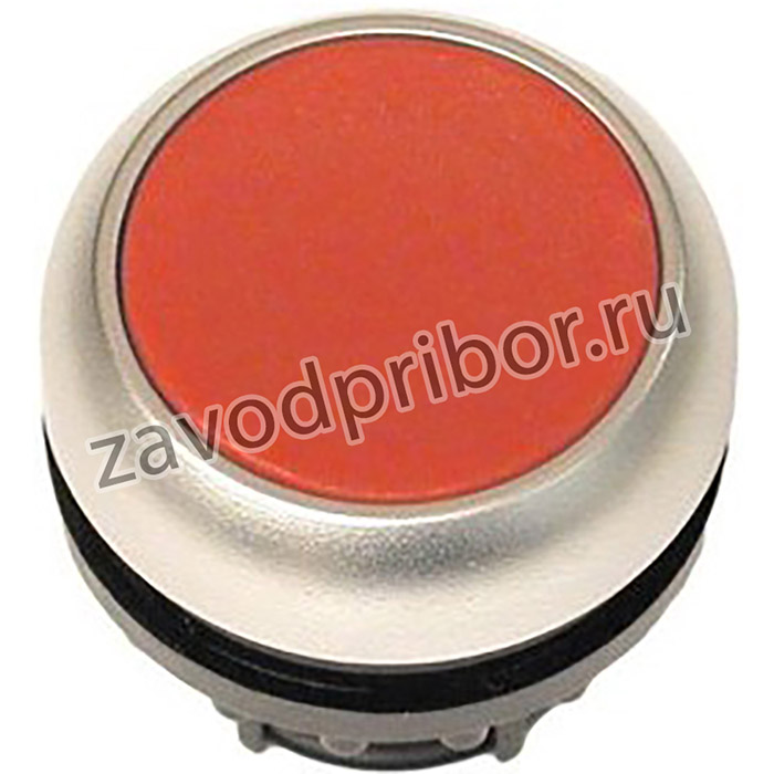 M22-D-R, Переключатель: кнопочный, Фикс.пол: 1, 22мм, красный, Подсвет: нет
