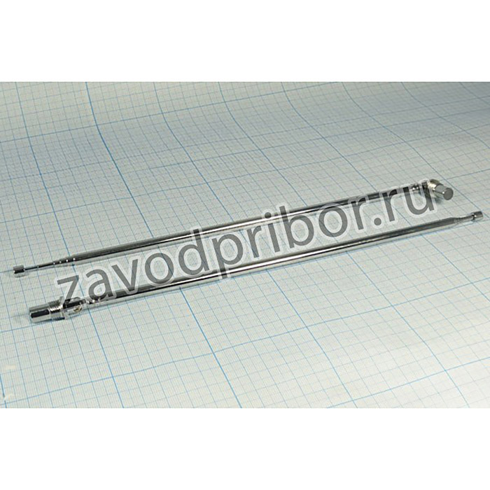 Антенна телескопическая, винт М10x16,0, d 6, L270~985, 6+колен, без К Ш6x8,5x2\L250~965; ант т/скоп\винт М10x16,0\d 6\L270~985\6+К\