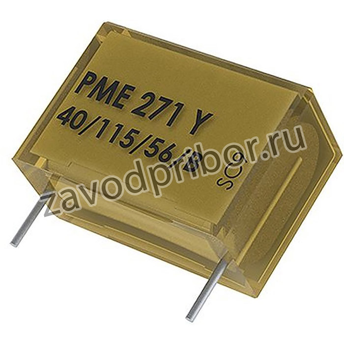 PME271YB5220MR30, Конденсатор: бумажный, Y2, 22нФ, 300ВAC, Шаг: 15,2мм, ±20%, THT