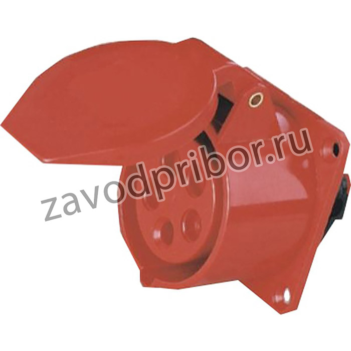 Розетка фланцевая 325 32А 380AC 3P+PE+N 6ч IP44 КЭАЗ 222761