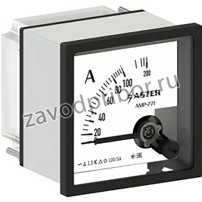 Aster Амперметр AMP-771 50А (прямой) класс точности 1,5 AMP771-50