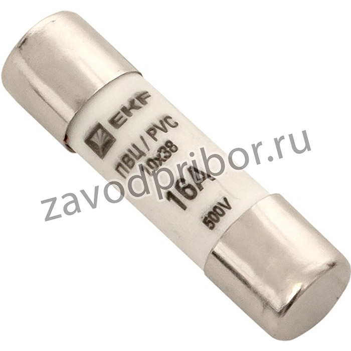pvc-10x38-16, Плавкая вставка цилиндрическая ПВЦ (10х38) 16А EKF PROxima