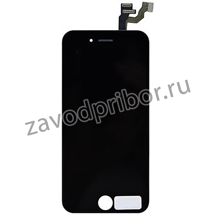Дисплей (экран) Premium в сборе с тачскрином для iPhone 6 черный с рамкой