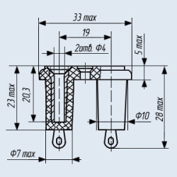 РД1-1 розетка