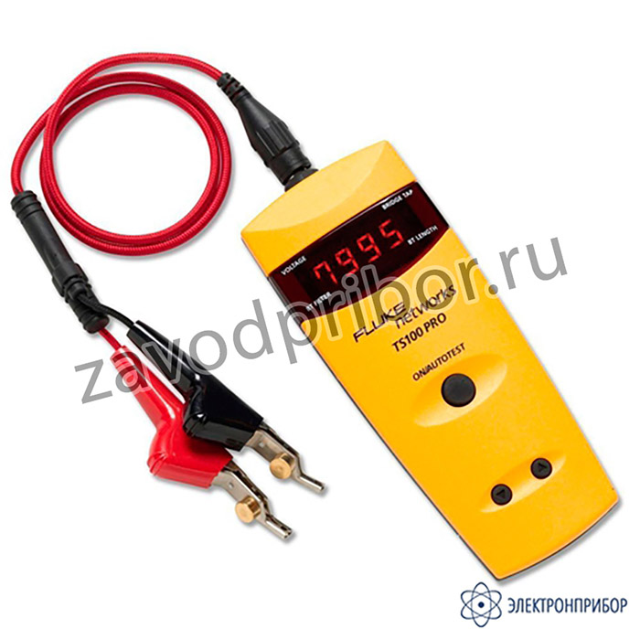 Fluke TS100 PRO — тестер неисправности кабеля с функцией обнаружения мостовых ответвителей