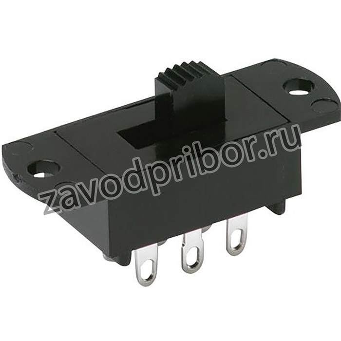 L201011SS03Q, Switch Slide ON OFF DPST Top Slide 4A 250VAC 125VDC Solder Lug Panel Mount Bulk