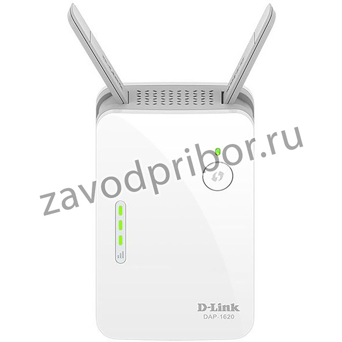 Повторитель беспроводного сигнала D-Link DAP-1620 (DAP-1620/RU/B1A) AC1200 Wi-Fi белый
