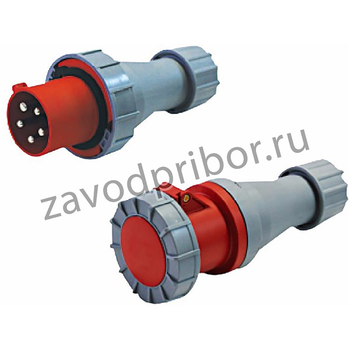 Вилка кабельная 0452 125А 3Р+РЕ+N 220В-415B IP67 HLT