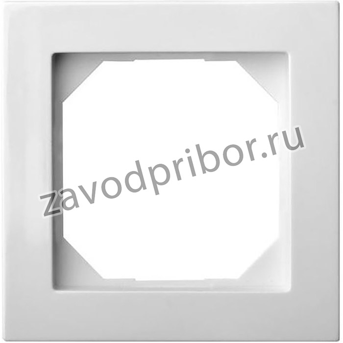 Рамка одноместная LIREGUS Эпсилон K14-245-01 E/B белая 28-038