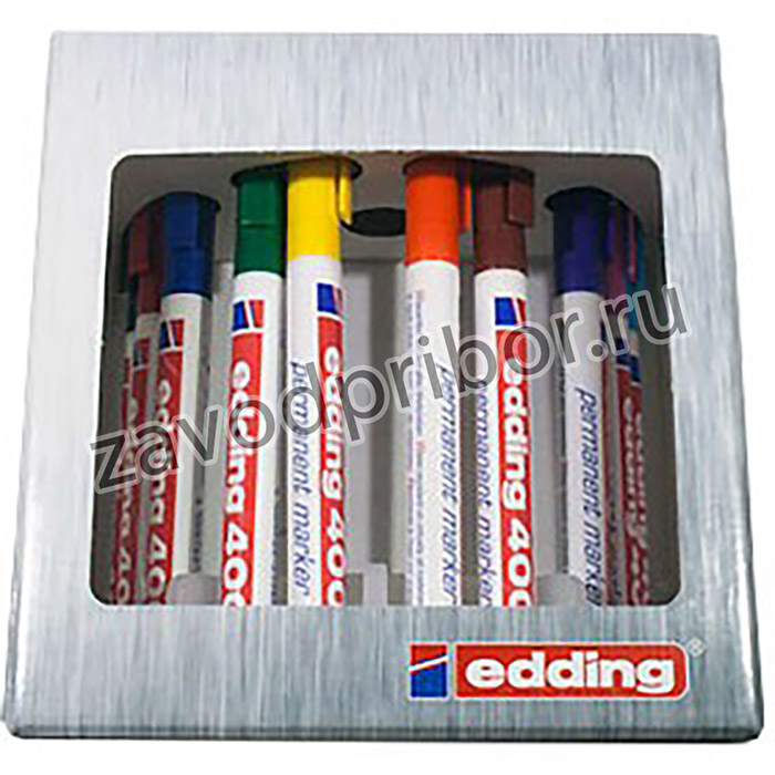 EDDING 400#10S НАБОР МАРКЕРОВ D=1.00ММ ДЛЯ РИС. ПЕЧ. ПЛАТ10 ЦВЕТОВ