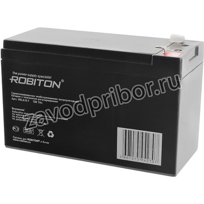ROBITON VRLA12-7, Аккумулятор