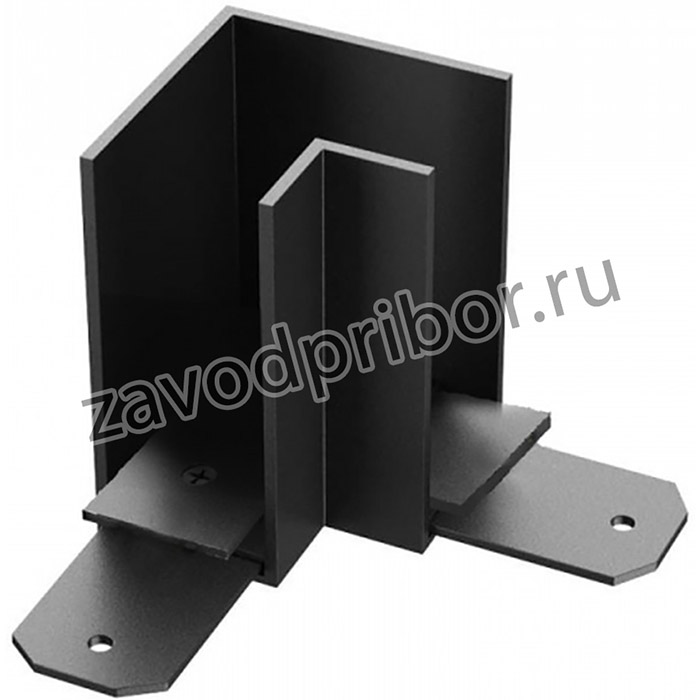 Denkirs TR2102-BK Угловой соединитель для встроенного монтажа в натяжные потолки или для накладного монтажа шинопровода SMART черный