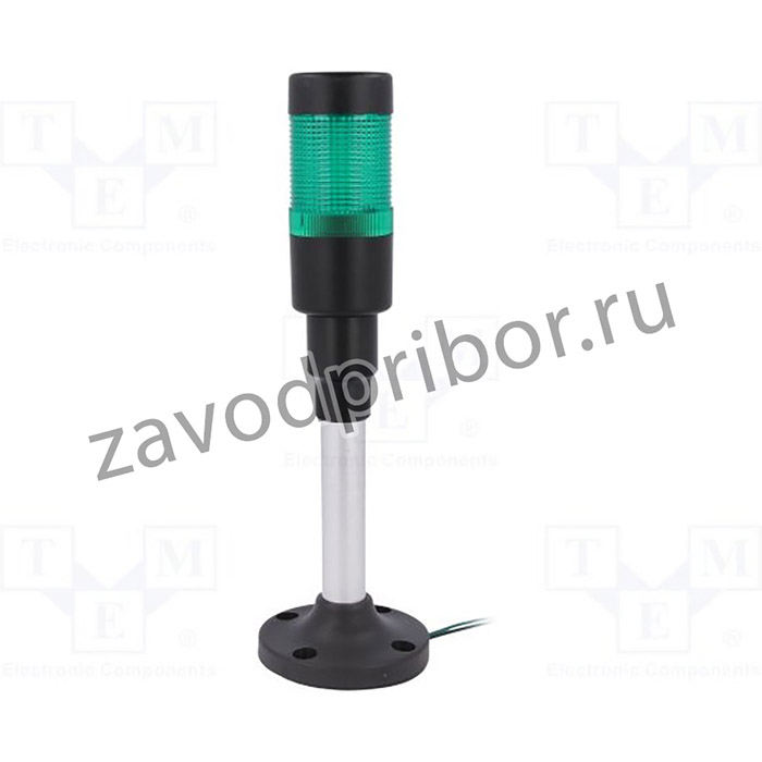 HBJD-40D1G24B, Сигнализатор: сигнальная колонна, LED, зеленый, Uпит: 24ВDC, 40мм