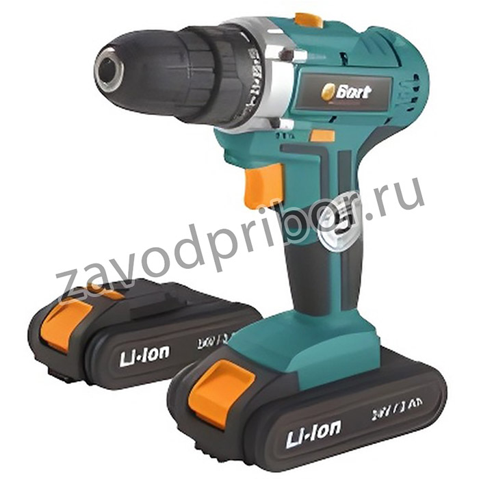 91279934, Дрель-шуруповерт аккумуляторная Bort BAB-24Ux2Li-FDK