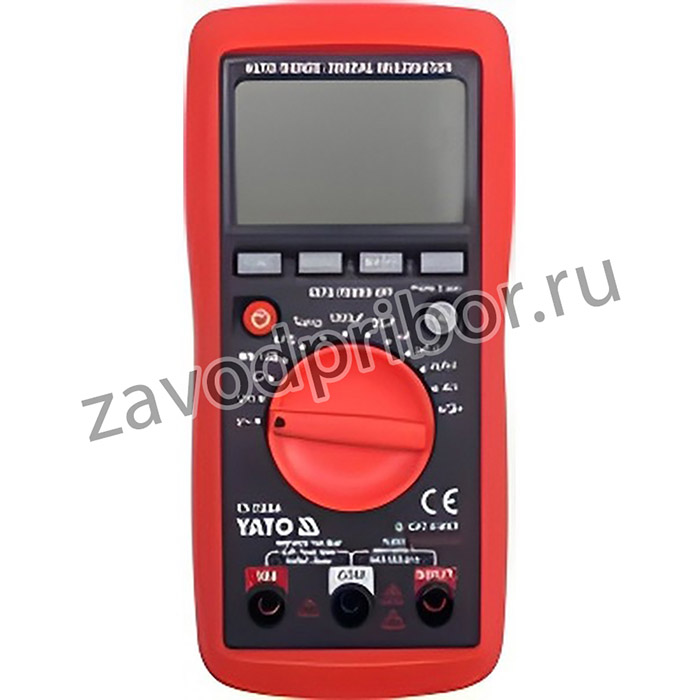 YT73084, Мультиметр U пост 0-600V,U перем 0-600V, I пост,перем 0-10A,R 0-20 МОм, C 0-1000 µF, T 0-250, провер