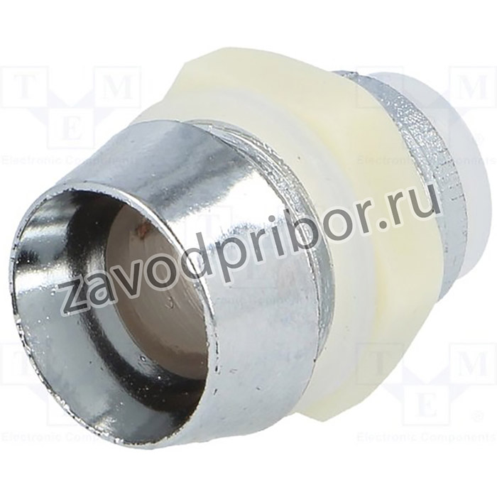 RTP-80HB-CHROM, Держатель LED, 8мм, хром, ABS, вогнутый, L2: 11,5мм