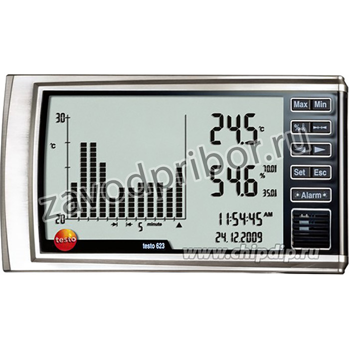 testo 623, Термогигрометр с функцией сохранения истории измеренных значений (Госреестр РФ)