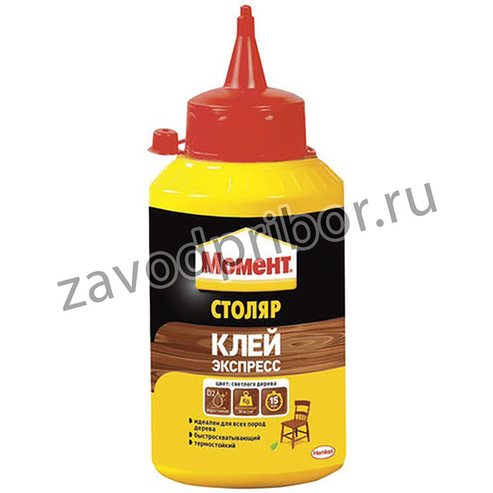 Клей специальный МОМЕНТ Столяр, 250 г, для различных пород дерева, 422981