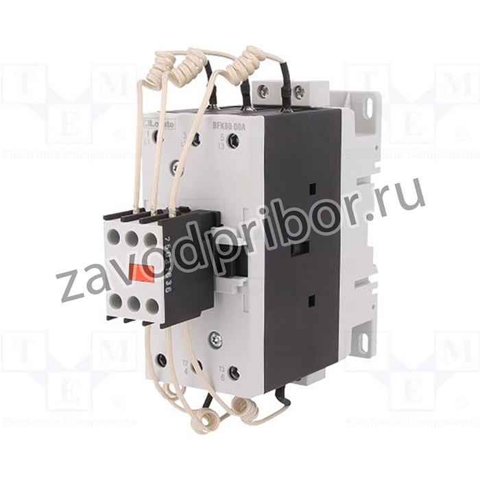 BFK8000A230, Контактор: 3-полюсный, Применение: для конденсаторов, Q2: 50кВАР