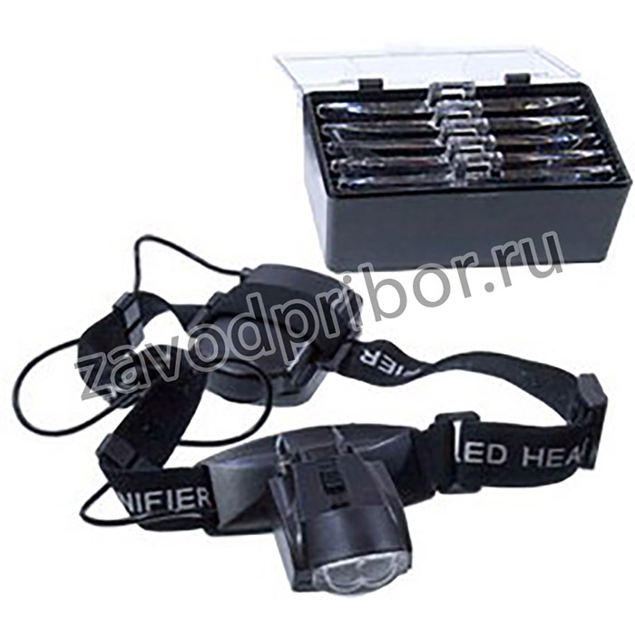 9892C, лупа с насадками: 1х-6х