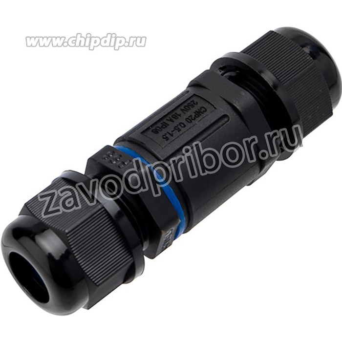 07-5960, Кабельный коннектор I-образный (3PIN 0,5-1,5мм2) IP68