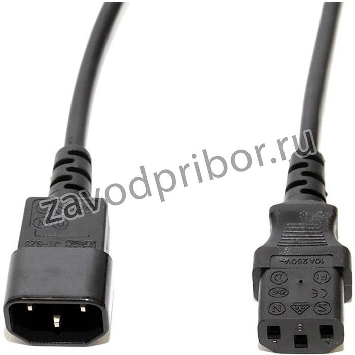 5bites Кабель питания PC105-10A IEC-320-C13 / IEC-320-C14 / 220V / 3G*0.50MM / 1M