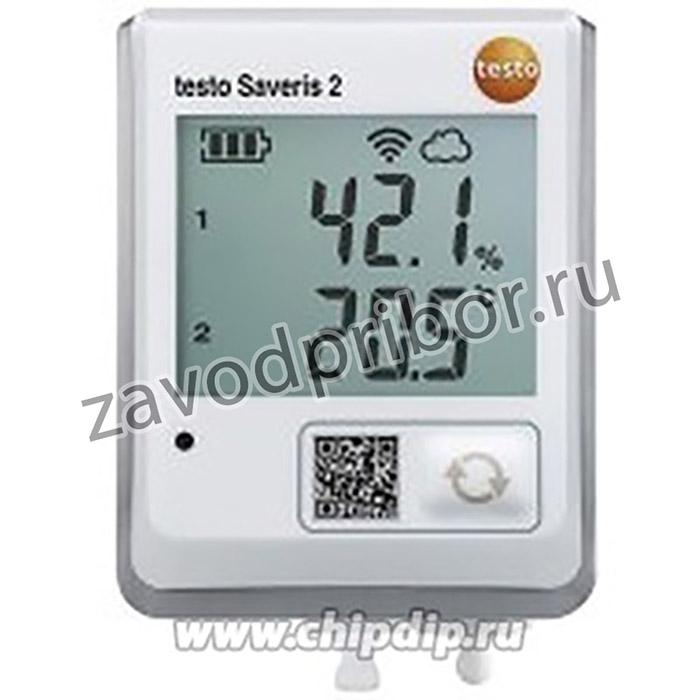 testo Saveris 2-H2, WI-FI логгер со встроенным разъемом для подключения зонда температуры/влажности