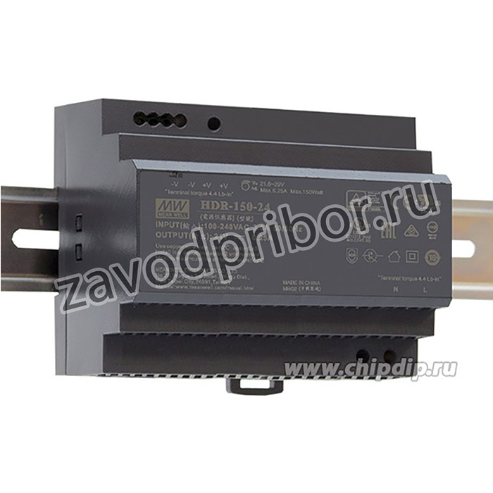 HDR-150-48, Блок питания, 48В,3.2А,153.6Вт