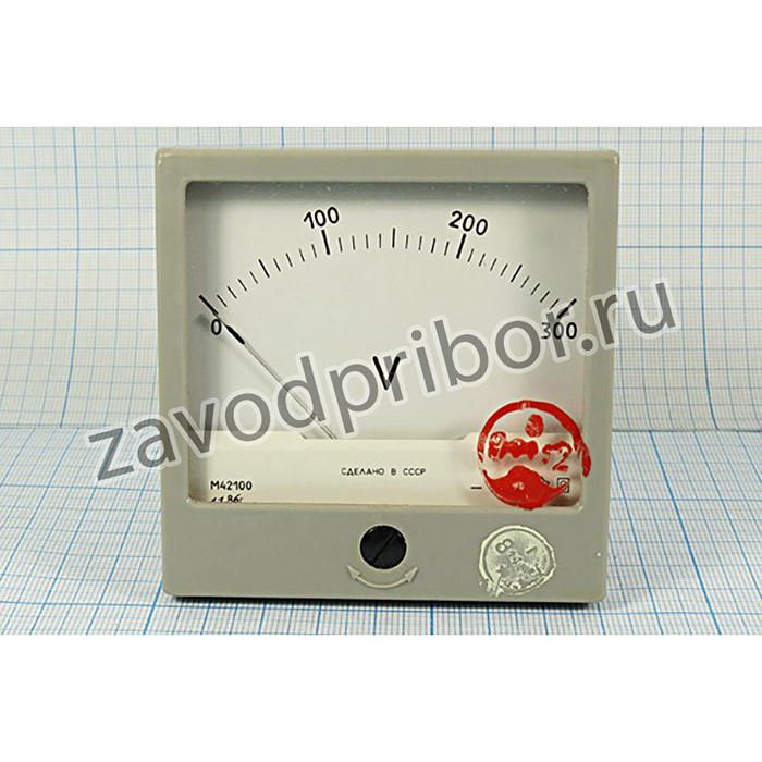 Голова измерительная вольтметр 80x80\ 300В\М42100\1,5; гол В 80x80\ 300В\М42100\1,5\