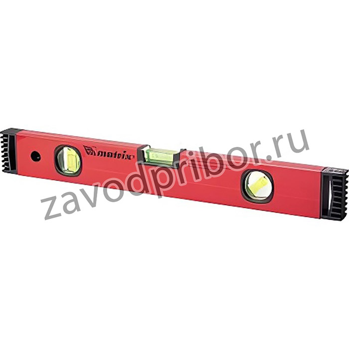 33610, Уровень алюминиевый, 1000 мм, фрезерованный, 3 глазка// Matrix